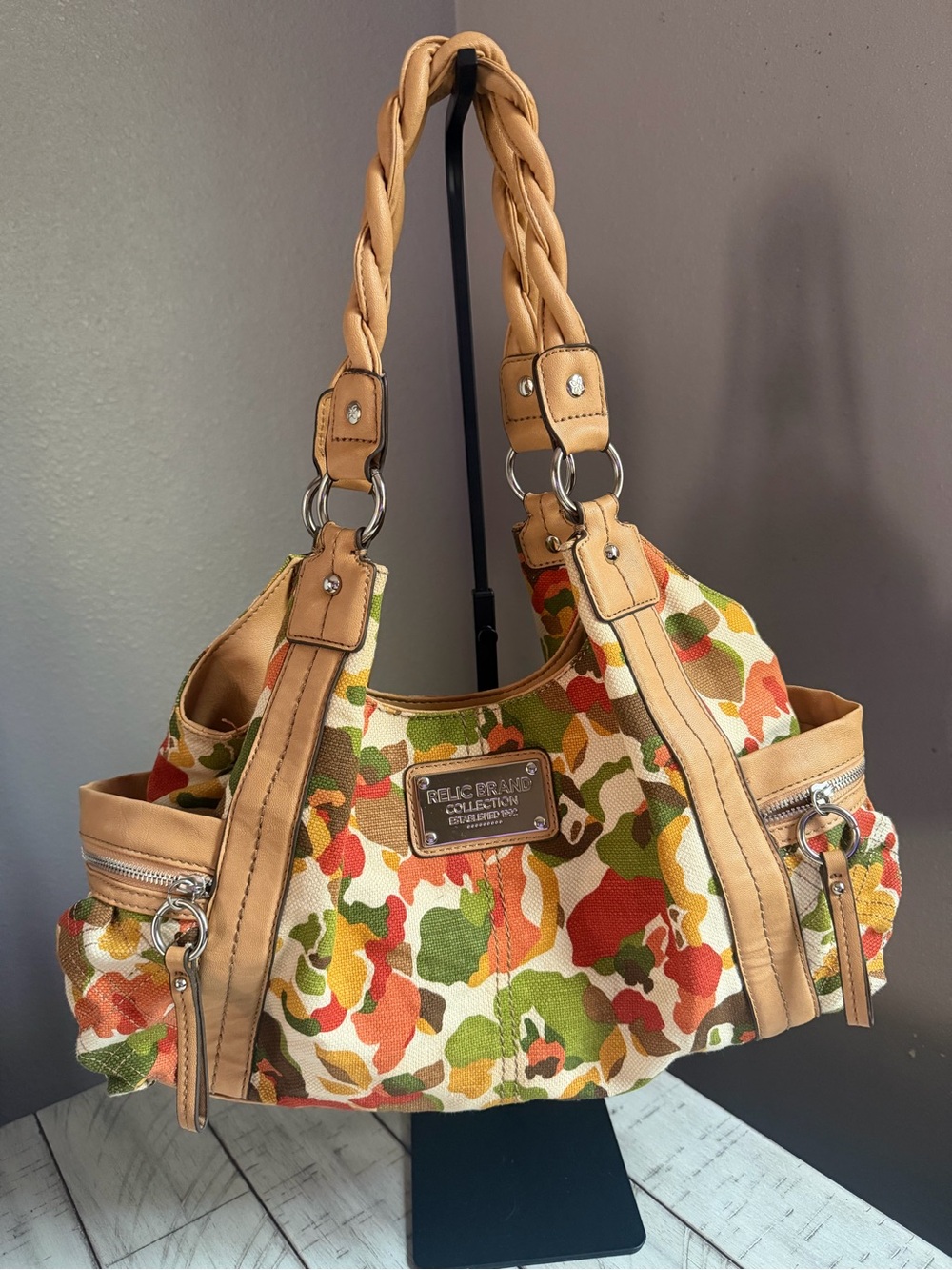 Relic Brand Collection canvas shoulder bag